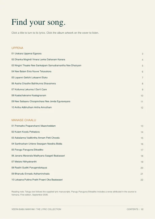 Clickable contents